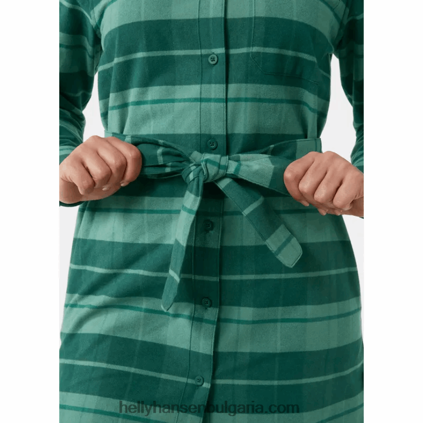 Жени дамска органична фланелена риза 80V22D2032 океан Helly-Hansen