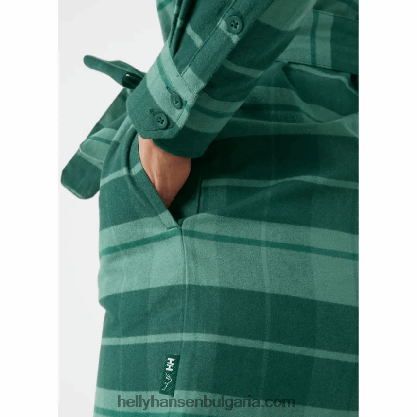Жени дамска органична фланелена риза 80V22D2032 океан Helly-Hansen