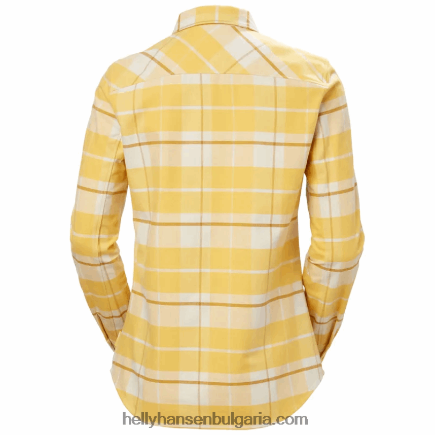 Жени дамска класическа карирана риза с дълъг ръкав 80V22D2035 бяло Helly-Hansen