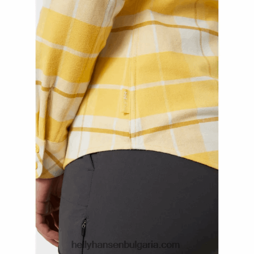 Жени дамска класическа карирана риза с дълъг ръкав 80V22D2035 бяло Helly-Hansen