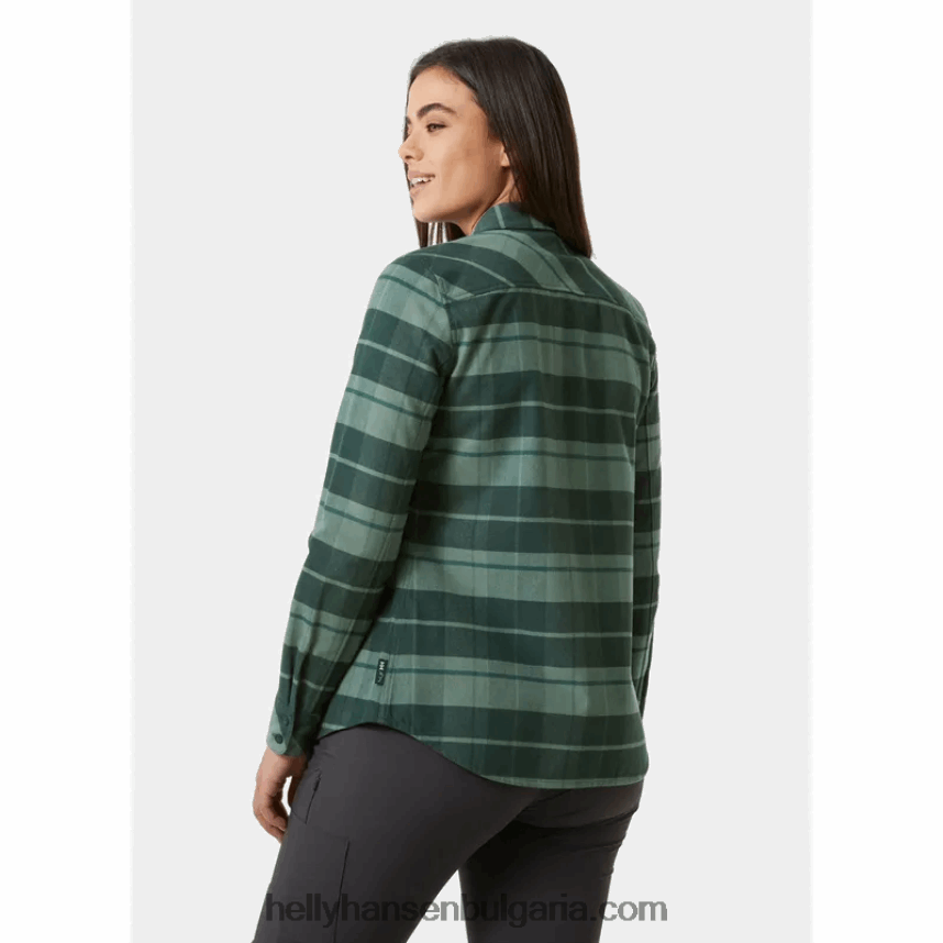 Жени дамска класическа карирана риза с дълъг ръкав 80V22D2036 Медена пита Helly-Hansen