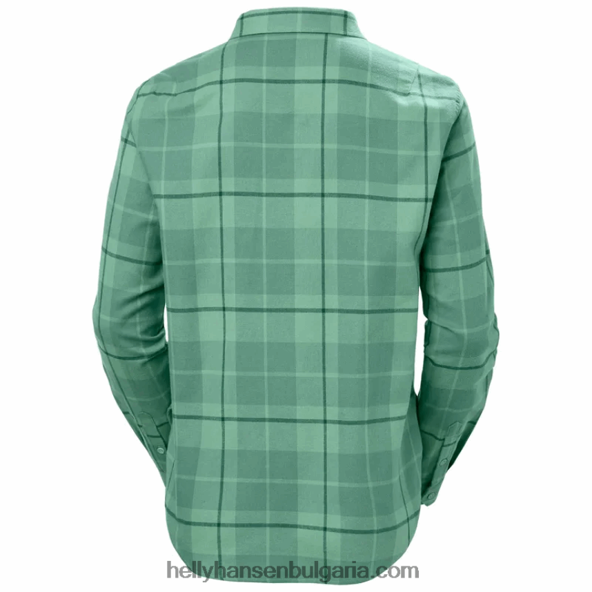 Жени дамска органична фланелена риза с дълъг ръкав lokka 80V22D2028 меко сиво Helly-Hansen