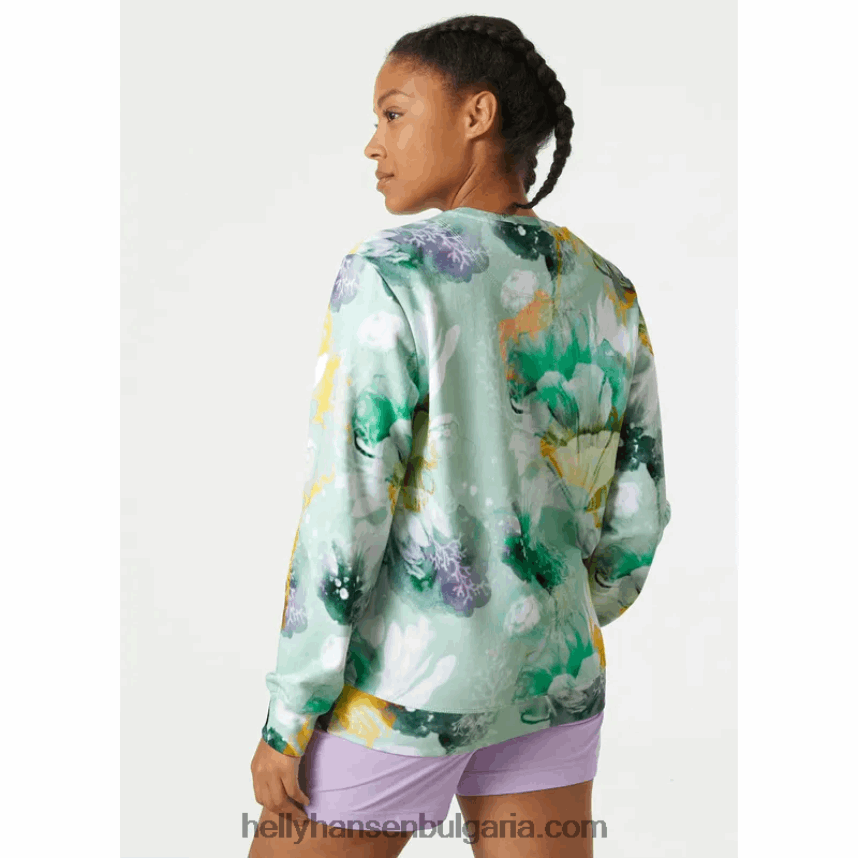 Жени дамски суитшърт hh logo crew esra 80V22D1899 абанос Helly-Hansen