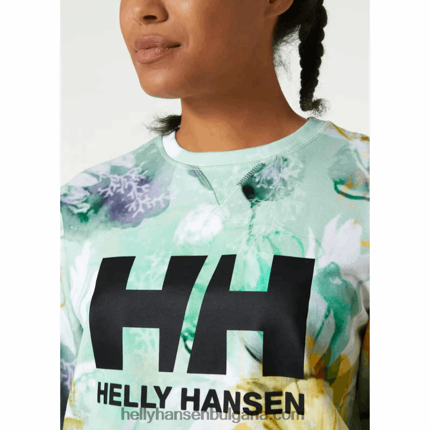 Жени дамски суитшърт hh logo crew esra 80V22D1899 абанос Helly-Hansen