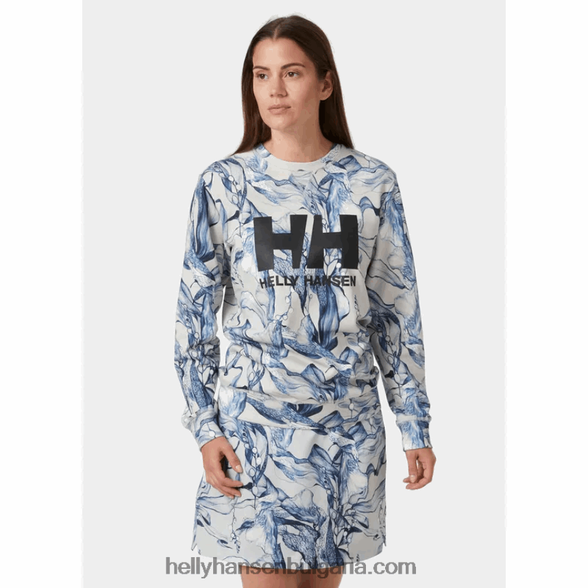 Жени дамски суитшърт hh logo crew esra 80V22D1900 нефрит есра Helly-Hansen