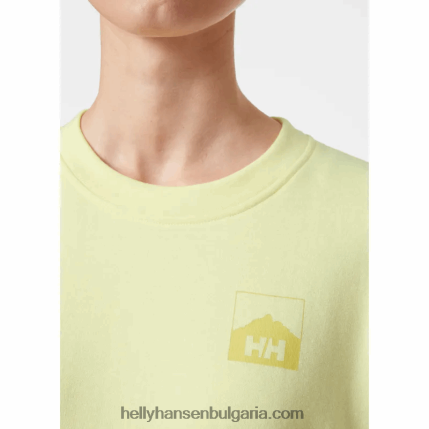 Жени дамски суичър с графики nord 80V22D1883 сив меланг Helly-Hansen