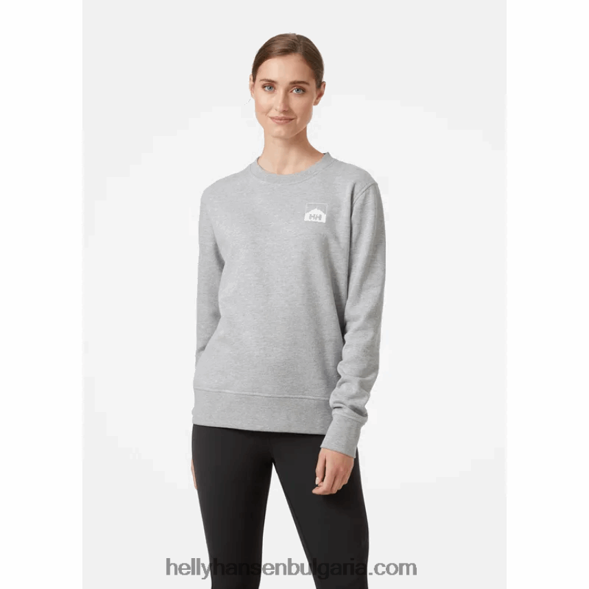 Жени дамски суичър с графики nord 80V22D1886 океан Helly-Hansen