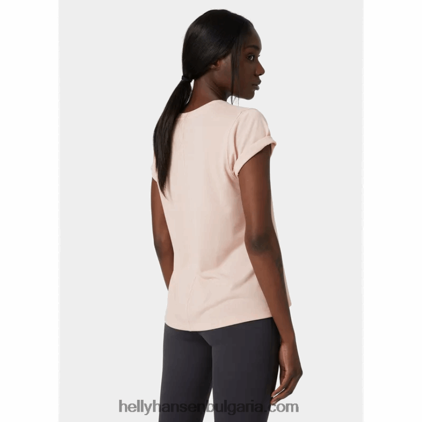 Жени дамска активна тениска 2.0 80V22D2698 сив меланг/тъмносин меланг Helly-Hansen