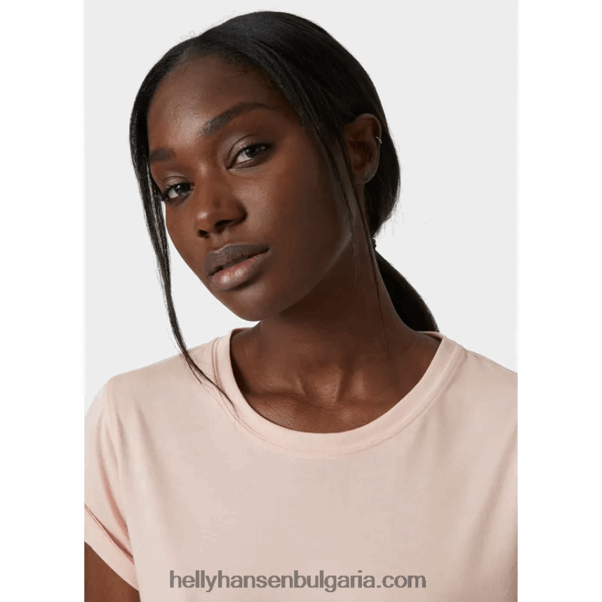 Жени дамска активна тениска 2.0 80V22D2698 сив меланг/тъмносин меланг Helly-Hansen