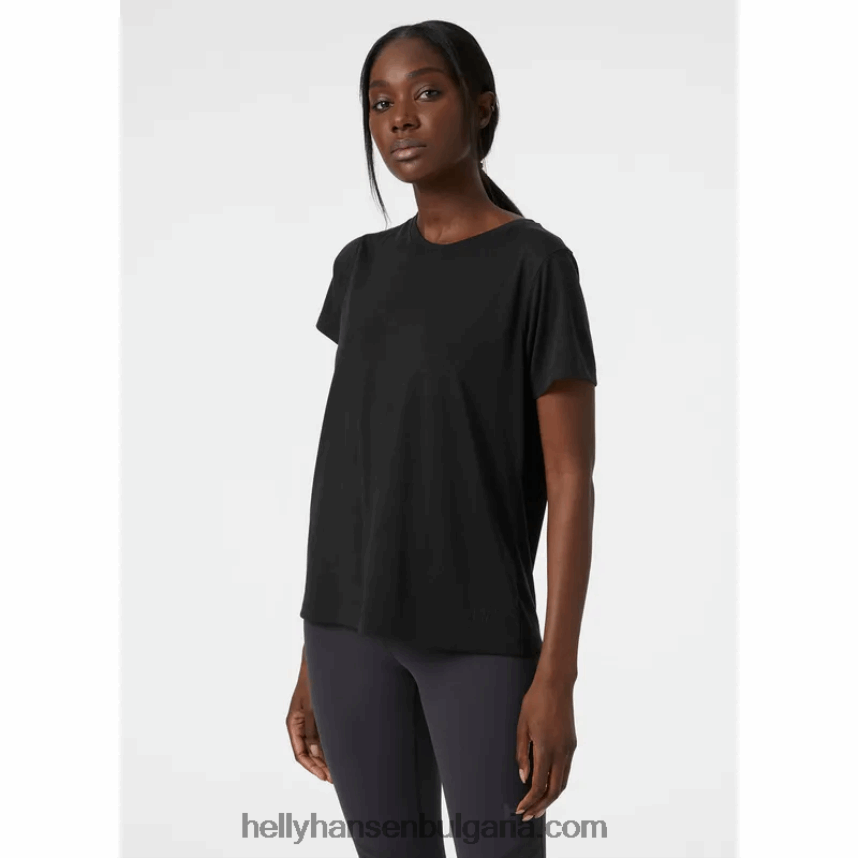 Жени дамска активна тениска 2.0 80V22D2701 лилатех/бял Helly-Hansen