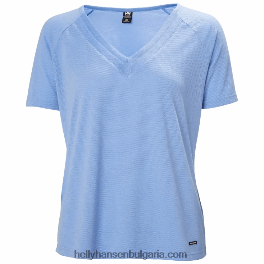 Жени дамска сирена бързосъхнеща тениска 80V22D1951 военноморски флот Helly-Hansen