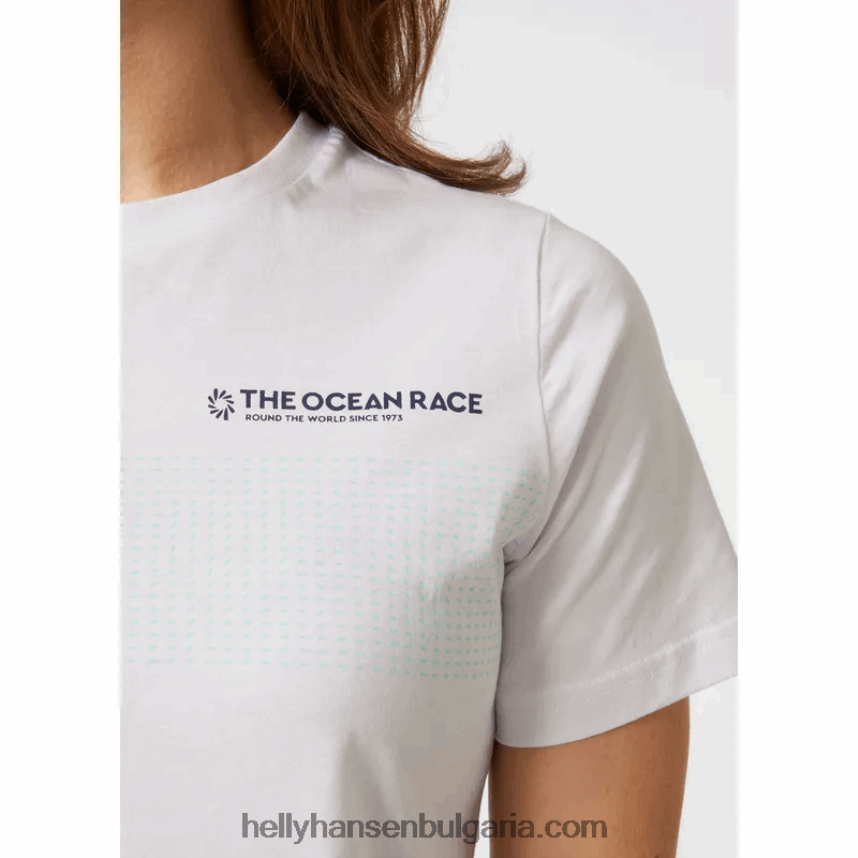 Жени дамска тениска Ocean Race 80V22D1981 морско райе Helly-Hansen