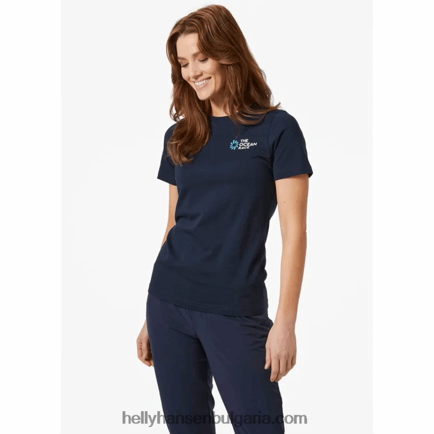Жени дамска тениска Ocean Race 80V22D1982 бяло iii Helly-Hansen