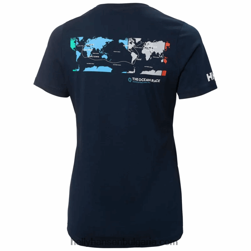 Жени дамска тениска Ocean Race 80V22D1982 бяло iii Helly-Hansen