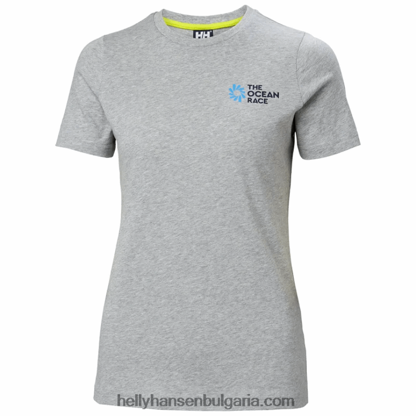 Жени дамска тениска Ocean Race 80V22D1989 горещ корал Helly-Hansen