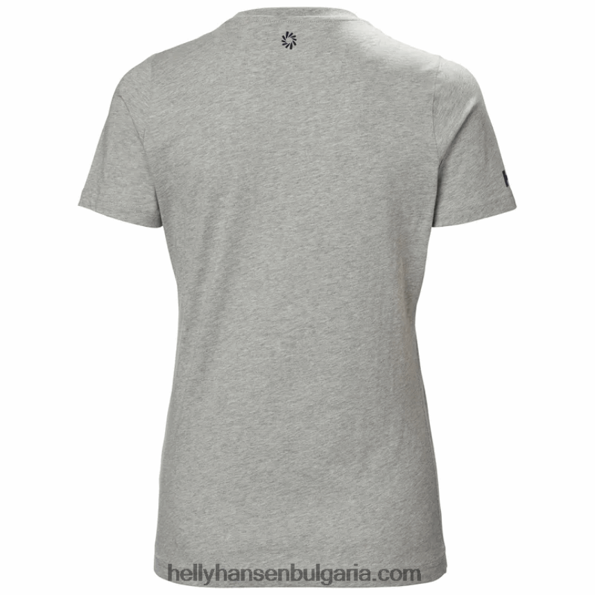 Жени дамска тениска Ocean Race 80V22D1990 сив меланг Helly-Hansen