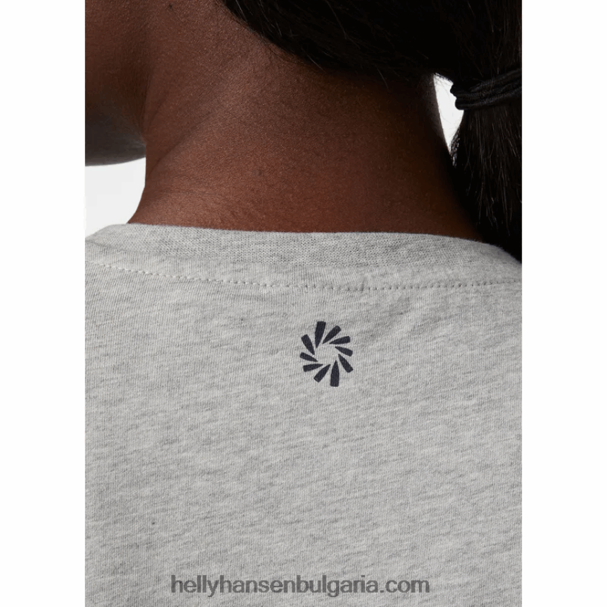 Жени дамска тениска Ocean Race 80V22D1990 сив меланг Helly-Hansen