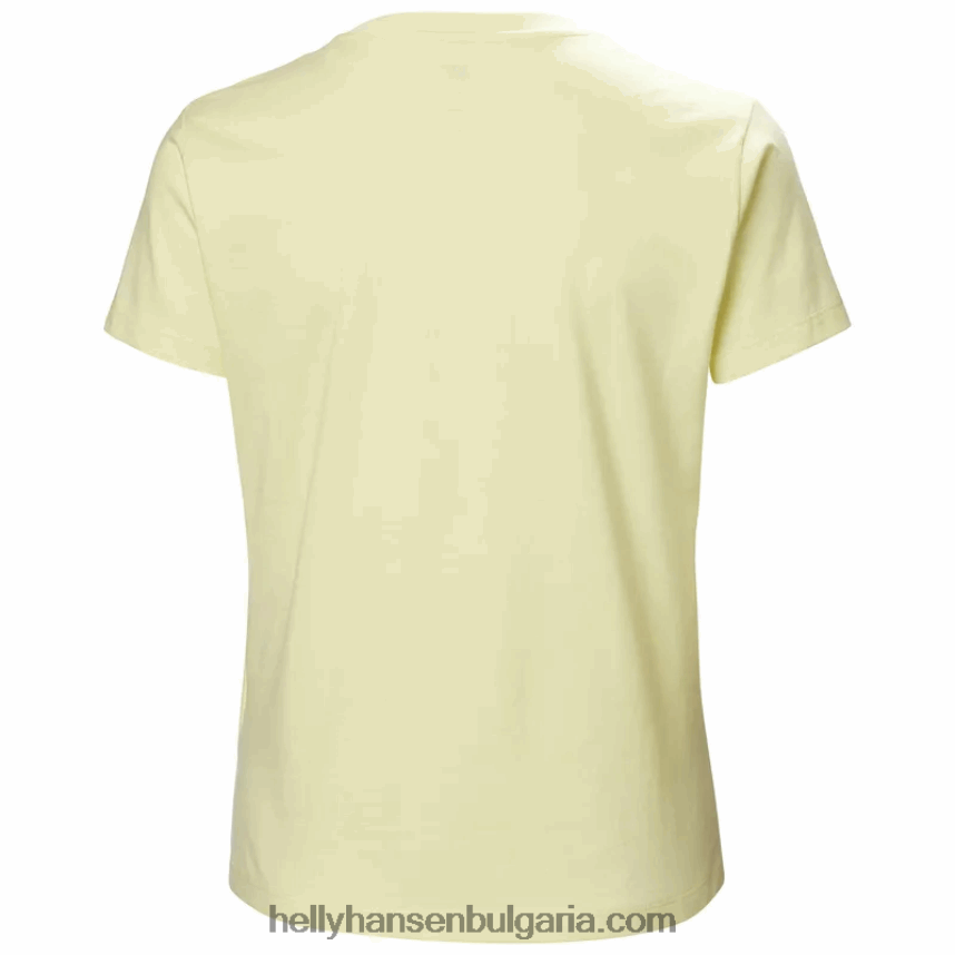 Жени дамска тениска f2f от органичен памук 80V22D1937 военноморски флот Helly-Hansen