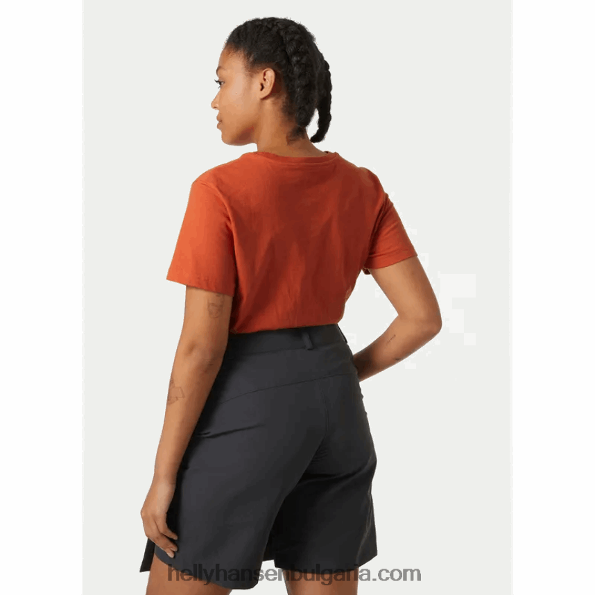 Жени дамска тениска с лого hh 80V22D1943 Медена пита Helly-Hansen