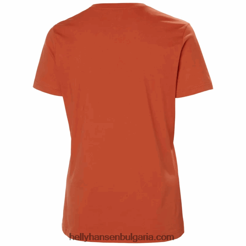 Жени дамска тениска с лого hh 80V22D1943 Медена пита Helly-Hansen