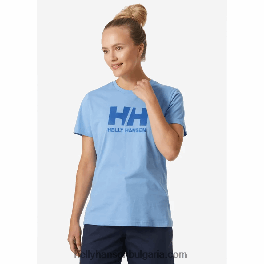 Жени дамска тениска с лого hh 80V22D1945 мента Helly-Hansen