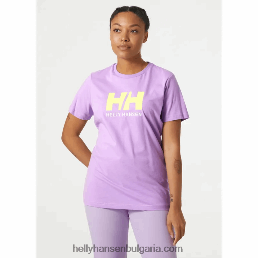 Жени дамска тениска с лого hh 80V22D1946 светло син Helly-Hansen