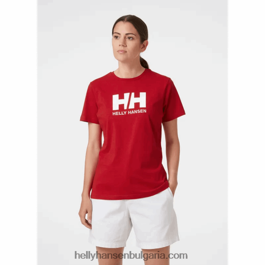 Жени дамска тениска с лого hh 80V22D1948 бяло Helly-Hansen