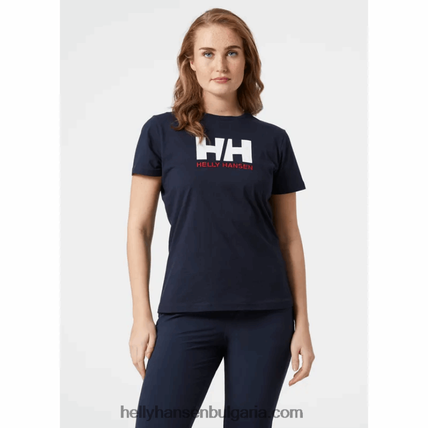 Жени дамска тениска с лого hh 80V22D1950 нимб облак Helly-Hansen