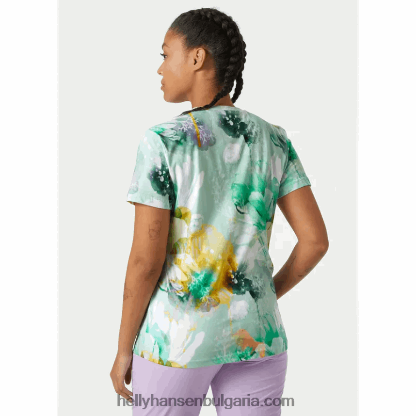 Жени дамска тениска с лого hh esra 80V22D1966 военноморски флот Helly-Hansen