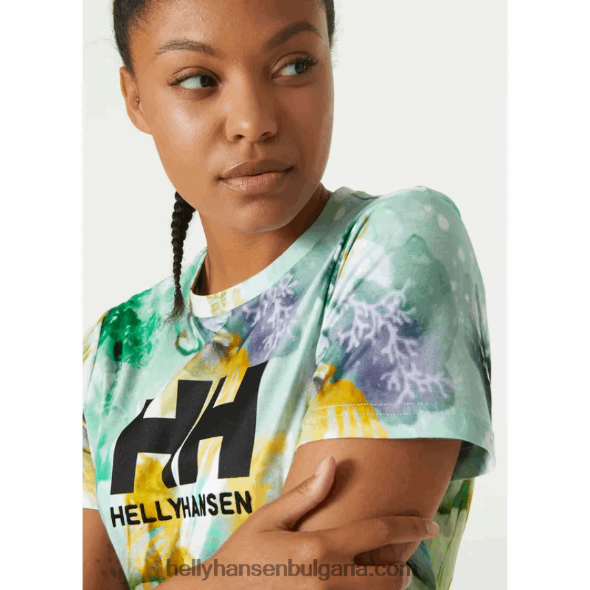 Жени дамска тениска с лого hh esra 80V22D1966 военноморски флот Helly-Hansen