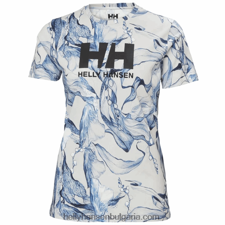 Жени дамска тениска с лого hh esra 80V22D1967 нефрит есра Helly-Hansen