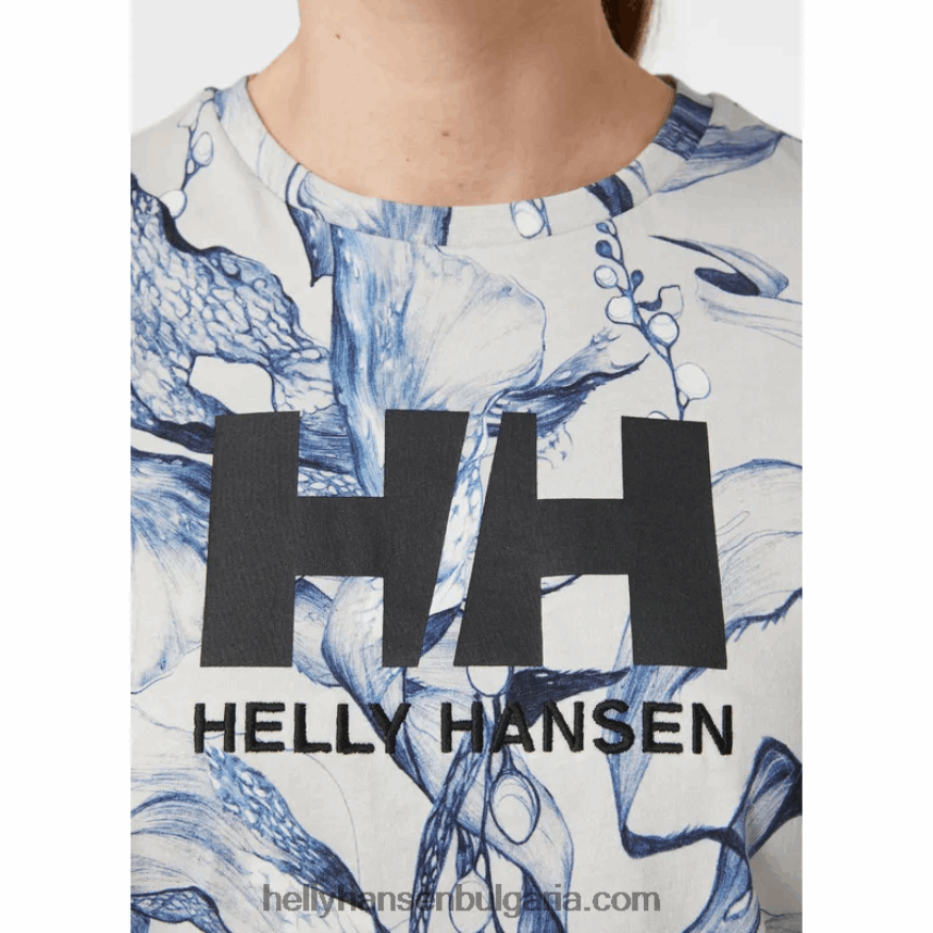 Жени дамска тениска с лого hh esra 80V22D1967 нефрит есра Helly-Hansen