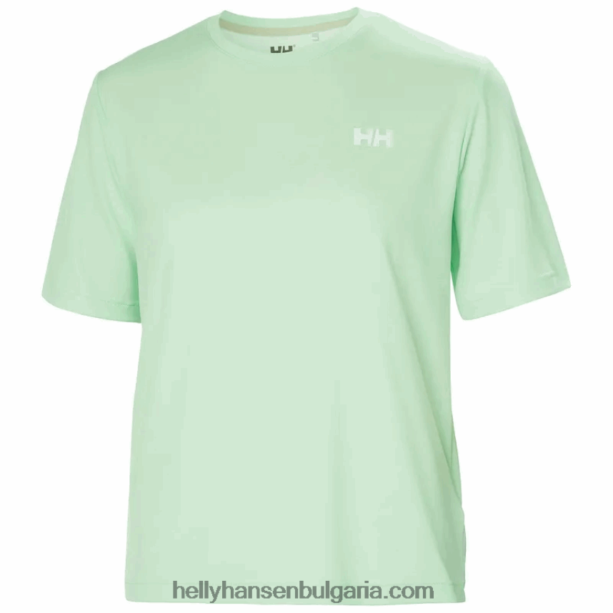 Жени дамска тениска hh lifa active solen спокойна 80V22D2705 азурит/черен Helly-Hansen