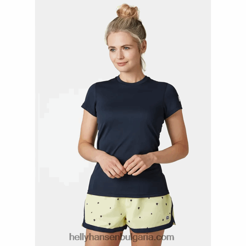 Жени дамска тениска hh tech 80V22D1936 абанос Helly-Hansen