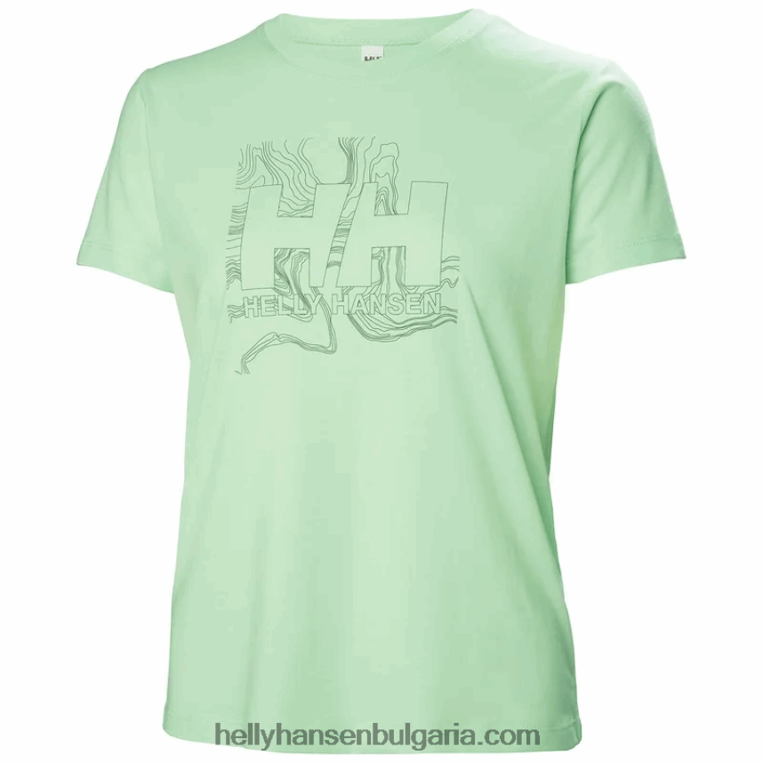 Жени дамска тениска с лого hh tech 80V22D2215 теракота Helly-Hansen