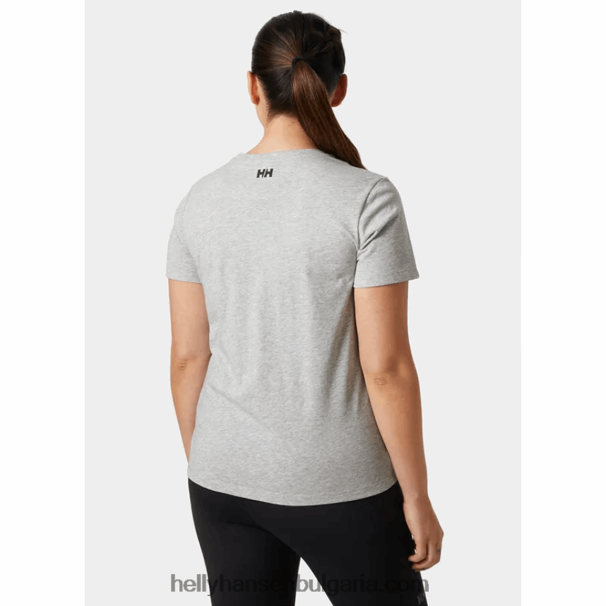 Жени дамска тениска с лого hh tech 80V22D2216 мента Helly-Hansen