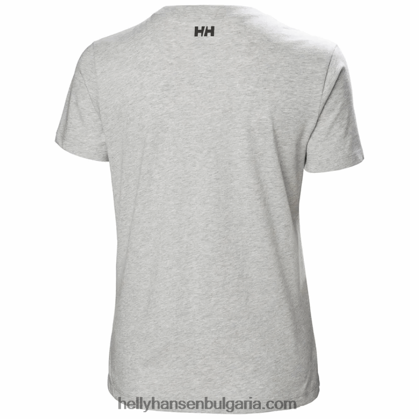 Жени дамска тениска с лого hh tech 80V22D2216 мента Helly-Hansen