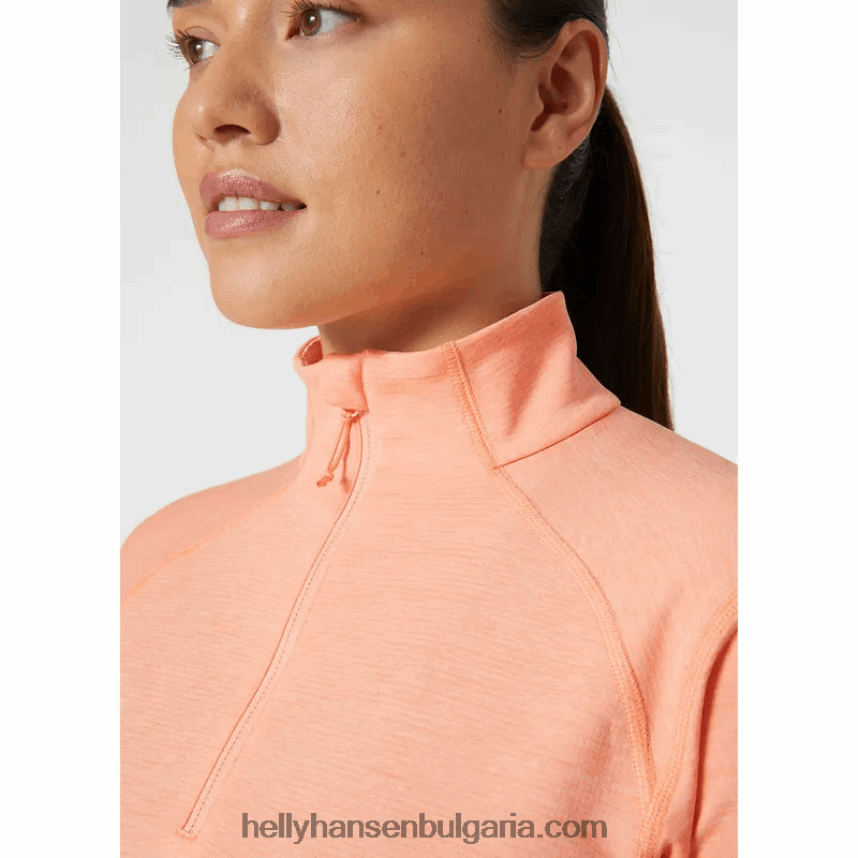 Жени дамска тениска lifa tech lite 1/2 цип 80V22D2203 нефрит есра Helly-Hansen