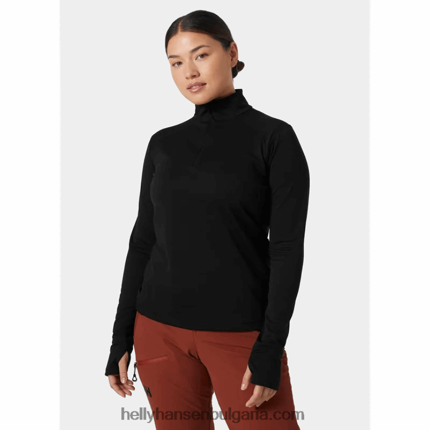 Жени дамска тениска lifa tech lite 1/2 цип 80V22D2204 розов кварц Helly-Hansen