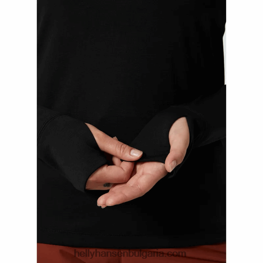 Жени дамска тениска lifa tech lite 1/2 цип 80V22D2204 розов кварц Helly-Hansen