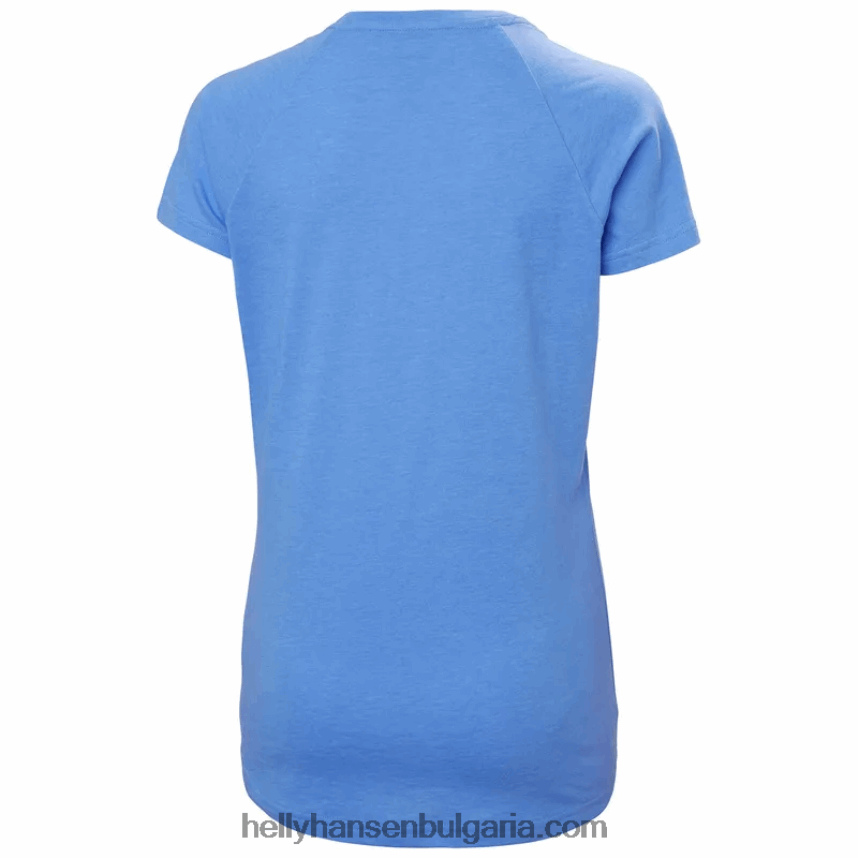 Жени дамска тениска с падащи графики nord 80V22D1992 бяло Helly-Hansen