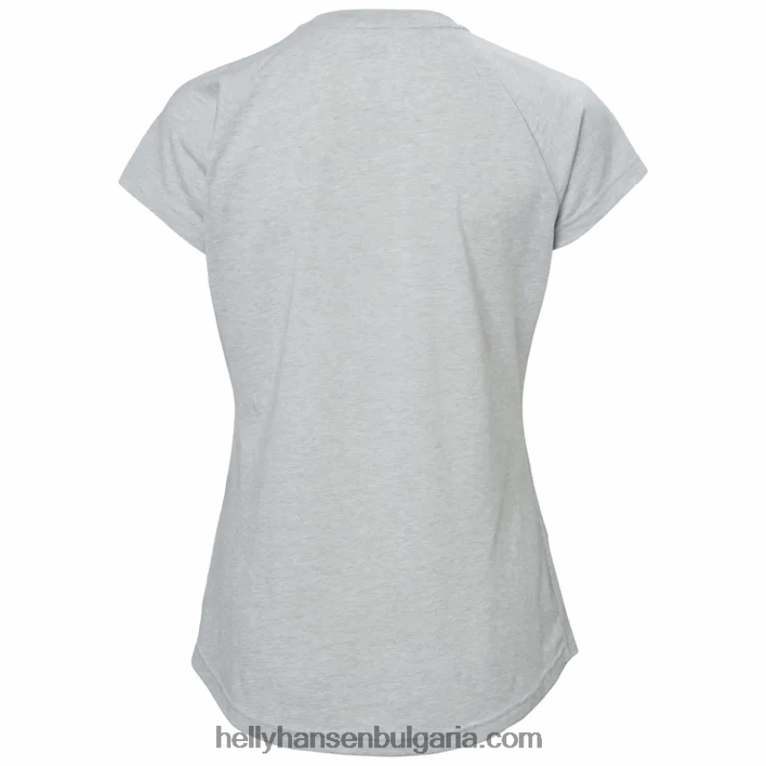 Жени дамска тениска с падащи графики nord 80V22D1993 скаген синьо Helly-Hansen