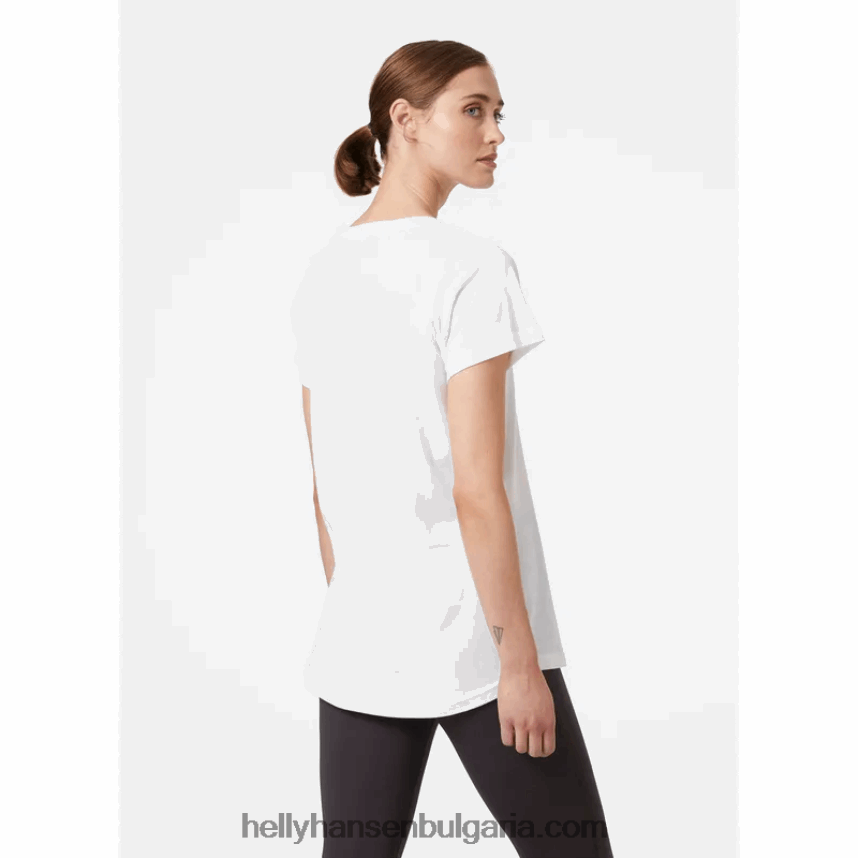 Жени дамска тениска с падащи графики nord 80V22D1994 сив меланг Helly-Hansen