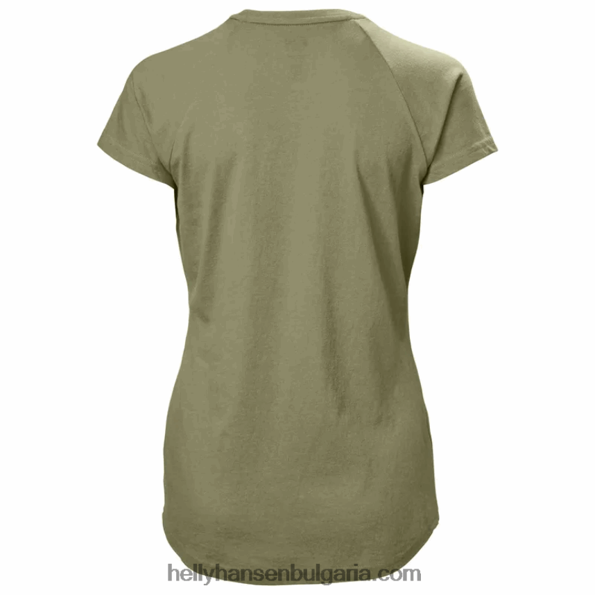 Жени дамска тениска с падащи графики nord 80V22D1995 бяло Helly-Hansen