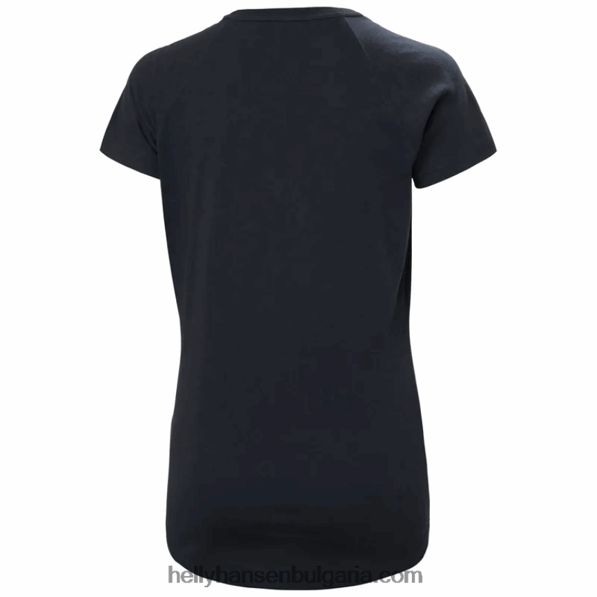 Жени дамска тениска с падащи графики nord 80V22D1996 лав зелено Helly-Hansen