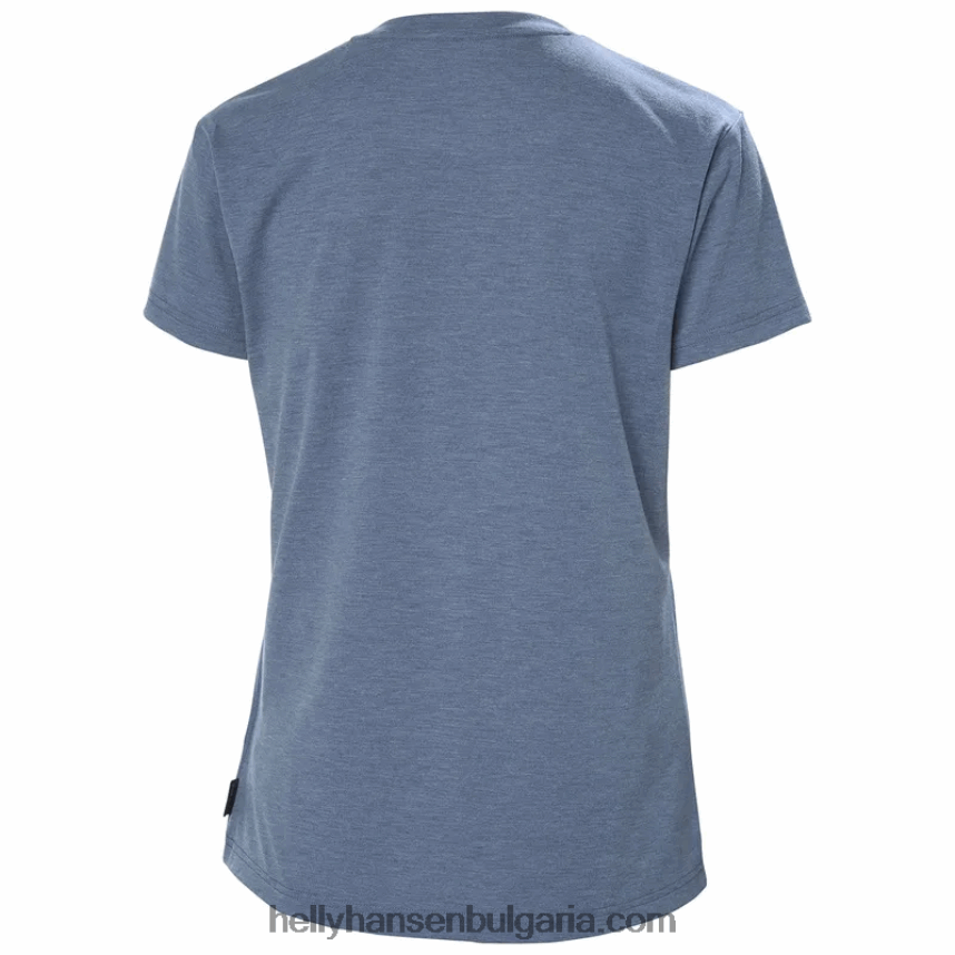 Жени дамска тениска с рециклирана графика skog 80V22D1959 мента Helly-Hansen