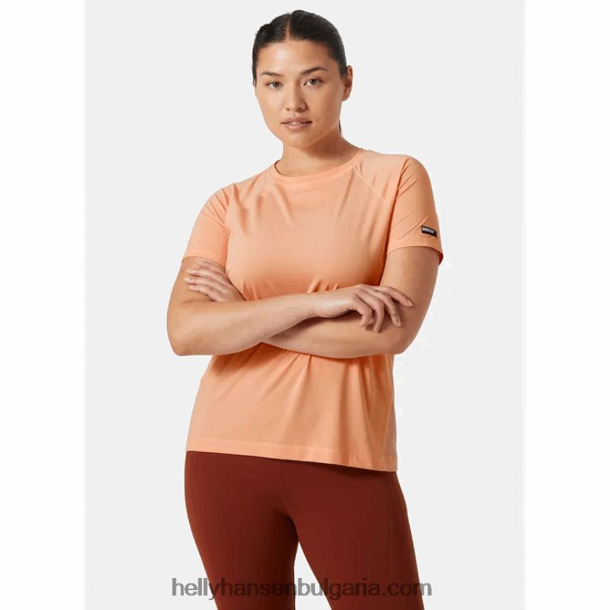 Жени дамска тениска tech trail 80V22D2702 бял черен Helly-Hansen