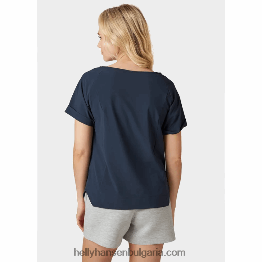 Жени дамска тениска thalia 80V22D1979 военноморски флот Helly-Hansen