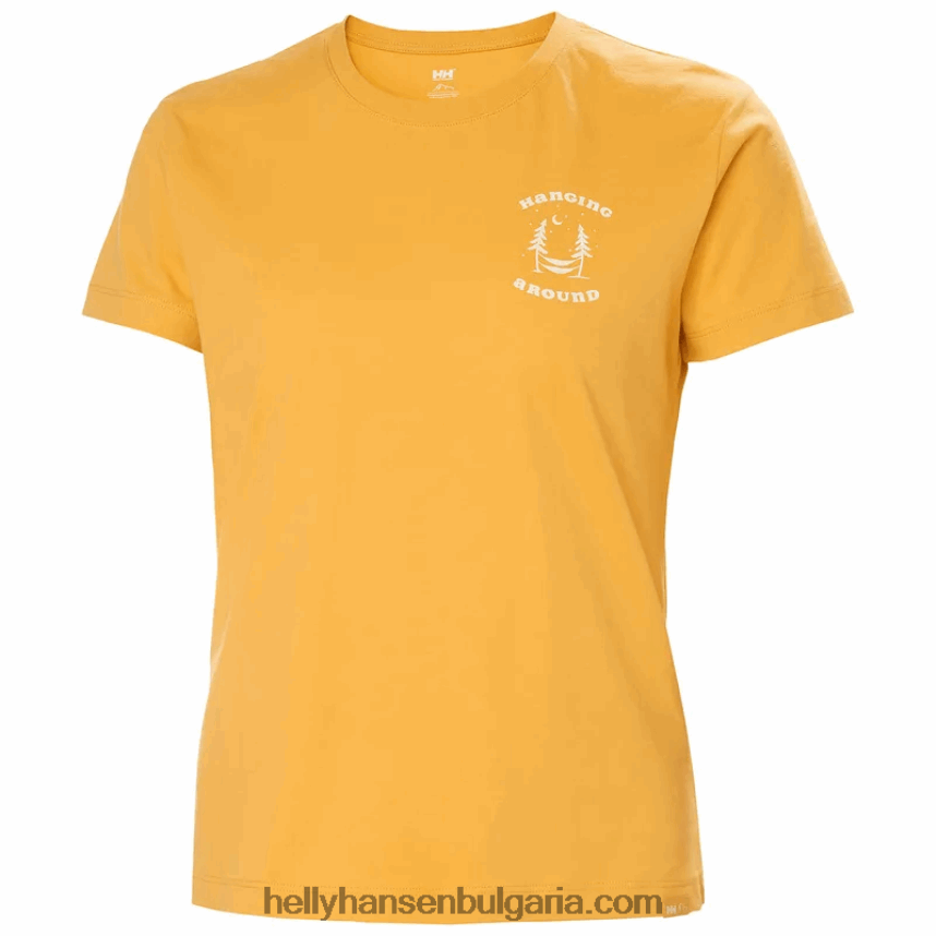 Жени w f2f тениска от органичен памук 2.0 80V22D2205 черен Helly-Hansen