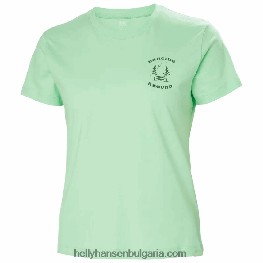 Жени w f2f тениска от органичен памук 2.0 80V22D2206 медовина Helly-Hansen